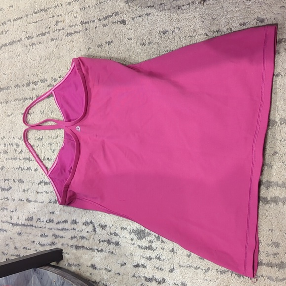 Lululemon Power Y Tank *Luon Raspberry - Picture 7 of 8